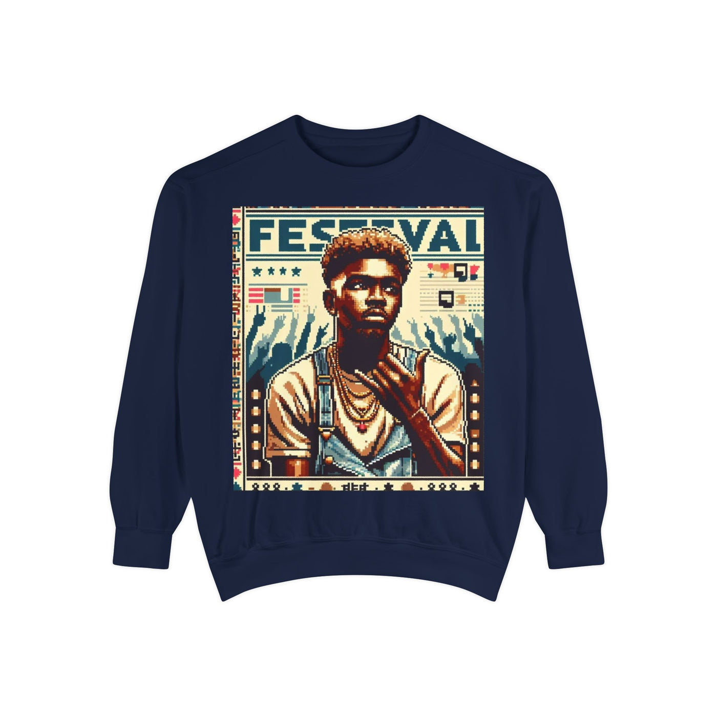 Festival Vibes Unisex Garment-Dyed Sweatshirt, Unisex Sweatshirt, Music Festival Apparel, Vintage Style Sweatshirt, Artsy Clothing, [...]