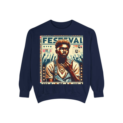 Festival Vibes Unisex Garment-Dyed Sweatshirt, Unisex Sweatshirt, Music Festival Apparel, Vintage Style Sweatshirt, Artsy Clothing, [...]
