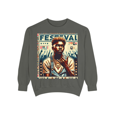 Festival Vibes Unisex Garment-Dyed Sweatshirt, Unisex Sweatshirt, Music Festival Apparel, Vintage Style Sweatshirt, Artsy Clothing, [...]