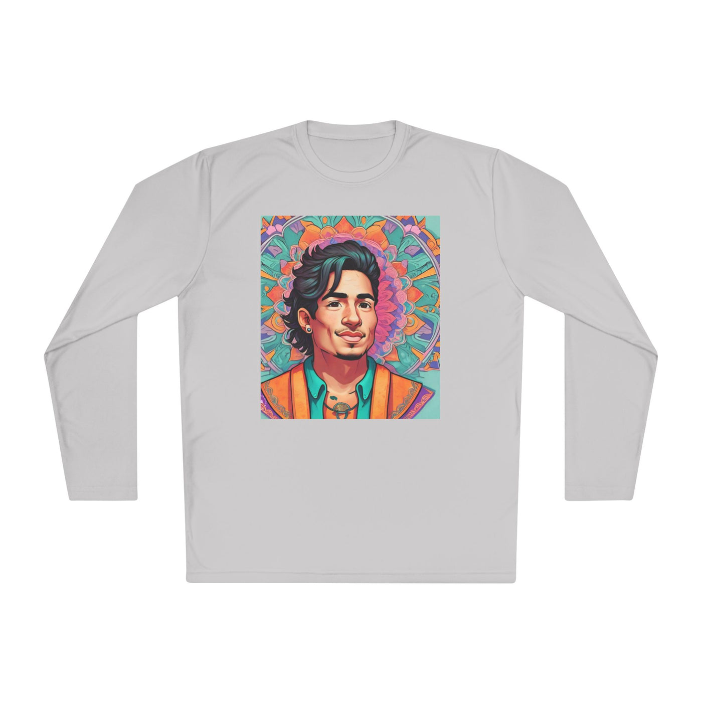 Colorful Artistic Unisex Long Sleeve Tee - Perfect for Casual Wear, Birthday Gift, Art Lovers, Music Festivals, Summer Events