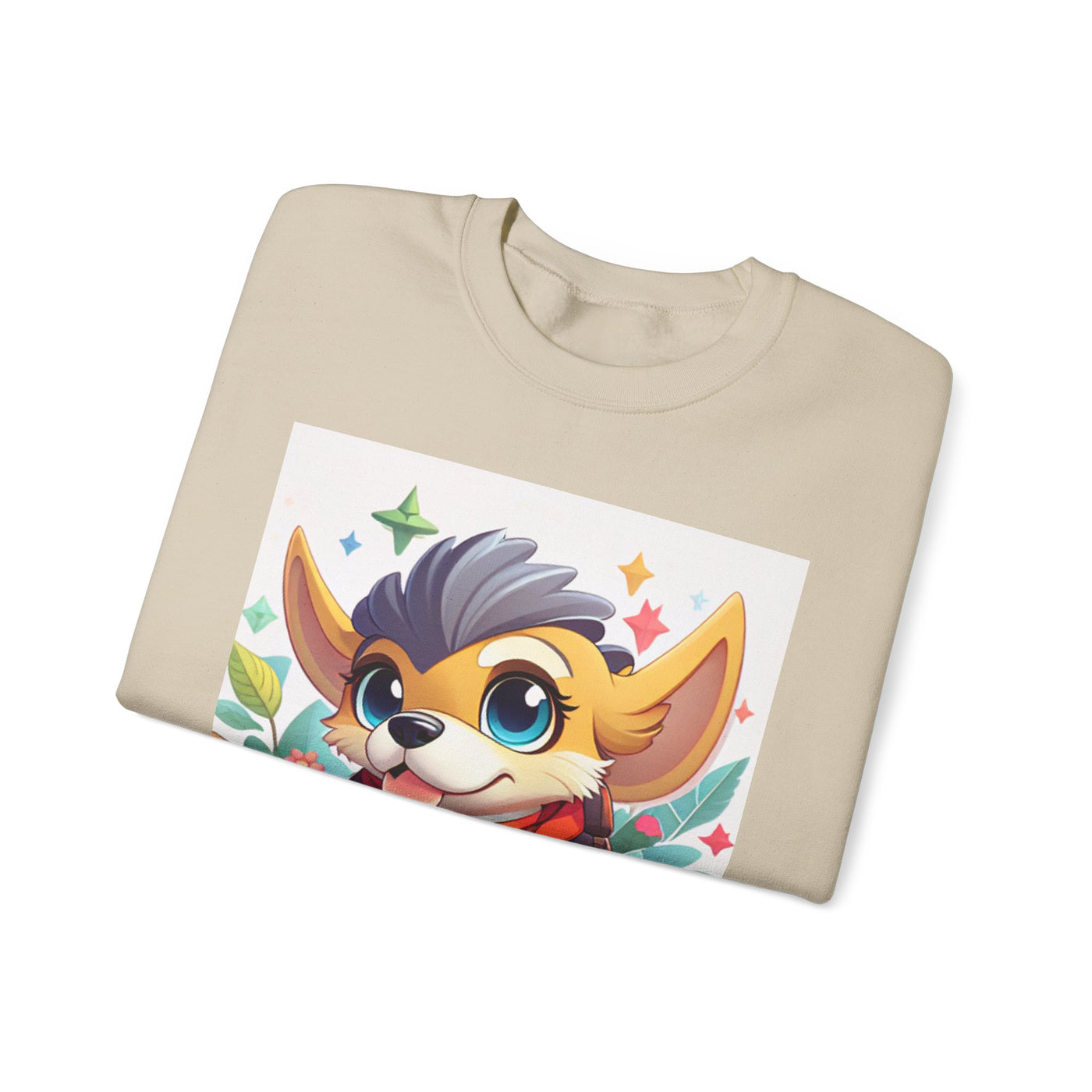 Cute Cartoon Animal Sweatshirt, Cozy Unisex Sweatshirt for Kids and Adults, Fall Fashion, Gift for Animal Lovers, Warm Crewneck