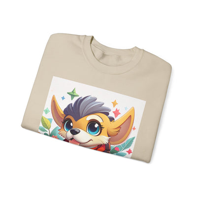 Cute Cartoon Animal Sweatshirt, Cozy Unisex Sweatshirt for Kids and Adults, Fall Fashion, Gift for Animal Lovers, Warm Crewneck