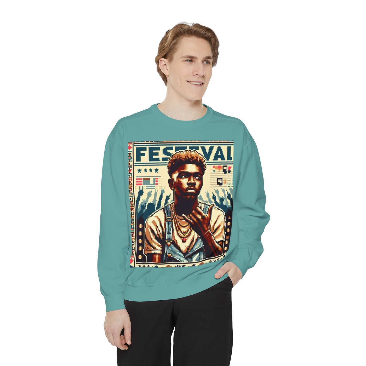 Festival Vibes Unisex Garment-Dyed Sweatshirt, Unisex Sweatshirt, Music Festival Apparel, Vintage Style Sweatshirt, Artsy Clothing, [...]