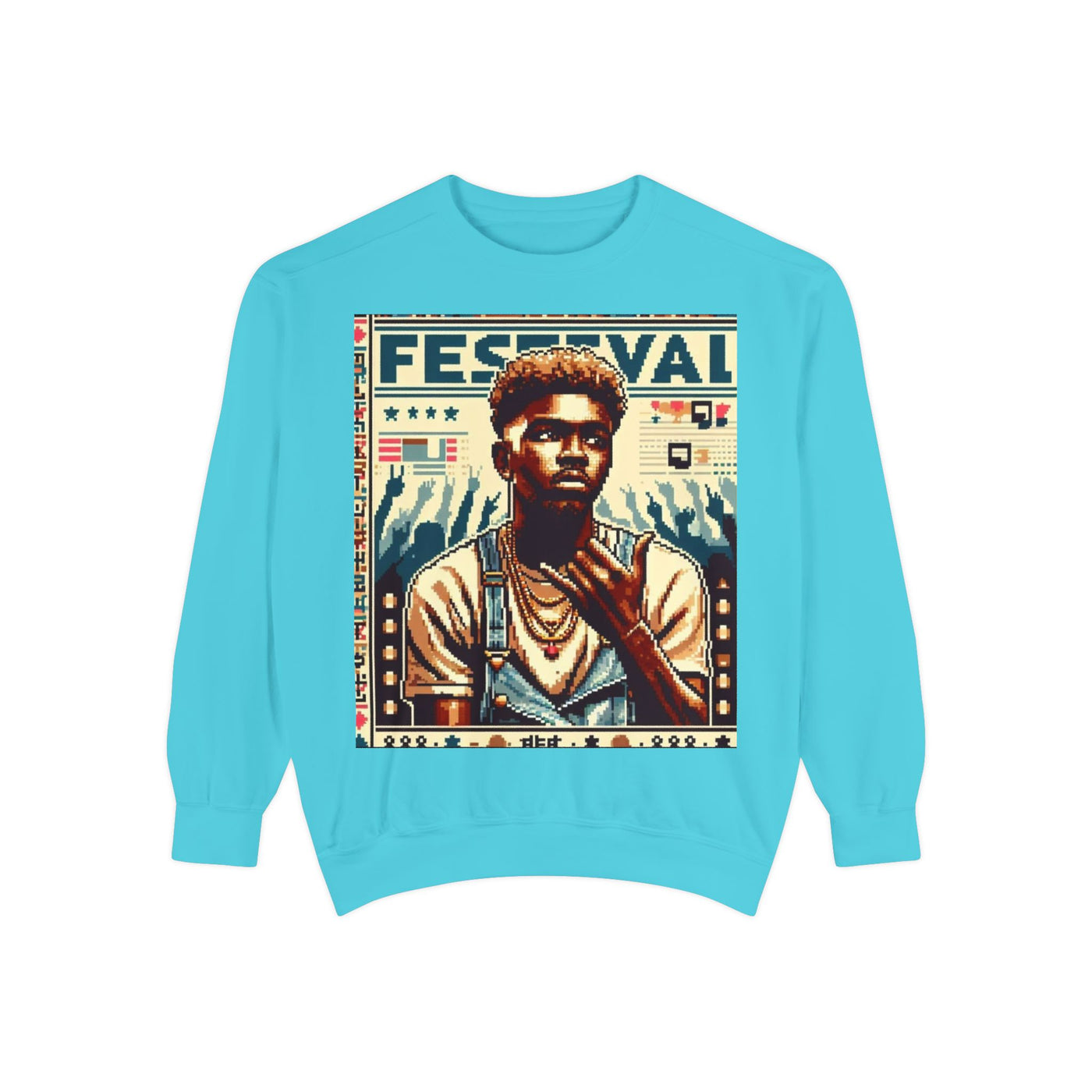 Festival Vibes Unisex Garment-Dyed Sweatshirt, Unisex Sweatshirt, Music Festival Apparel, Vintage Style Sweatshirt, Artsy Clothing, [...]