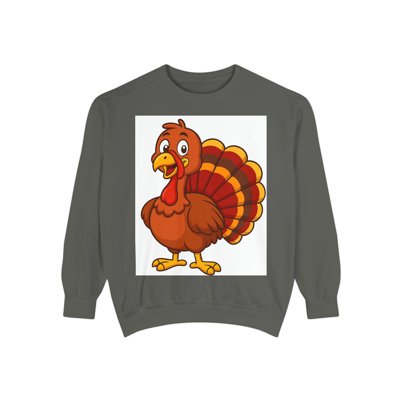 Thanksgiving Turkey Sweatshirt - Cute Cartoon Turkey Pullover