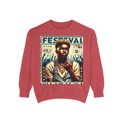 Festival Vibes Unisex Garment-Dyed Sweatshirt, Unisex Sweatshirt, Music Festival Apparel, Vintage Style Sweatshirt, Artsy Clothing, [...]