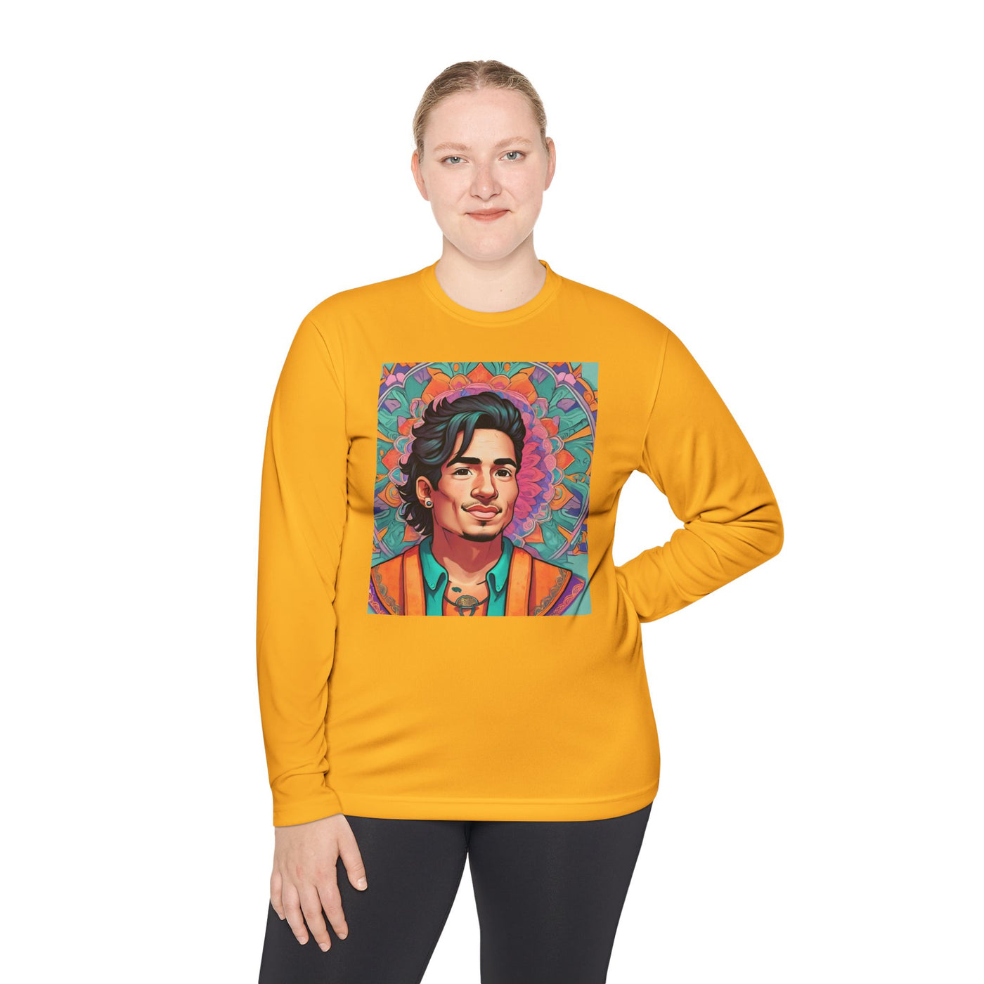 Colorful Artistic Unisex Long Sleeve Tee - Perfect for Casual Wear, Birthday Gift, Art Lovers, Music Festivals, Summer Events