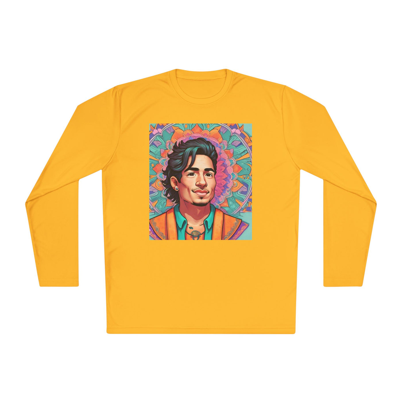 Colorful Artistic Unisex Long Sleeve Tee - Perfect for Casual Wear, Birthday Gift, Art Lovers, Music Festivals, Summer Events