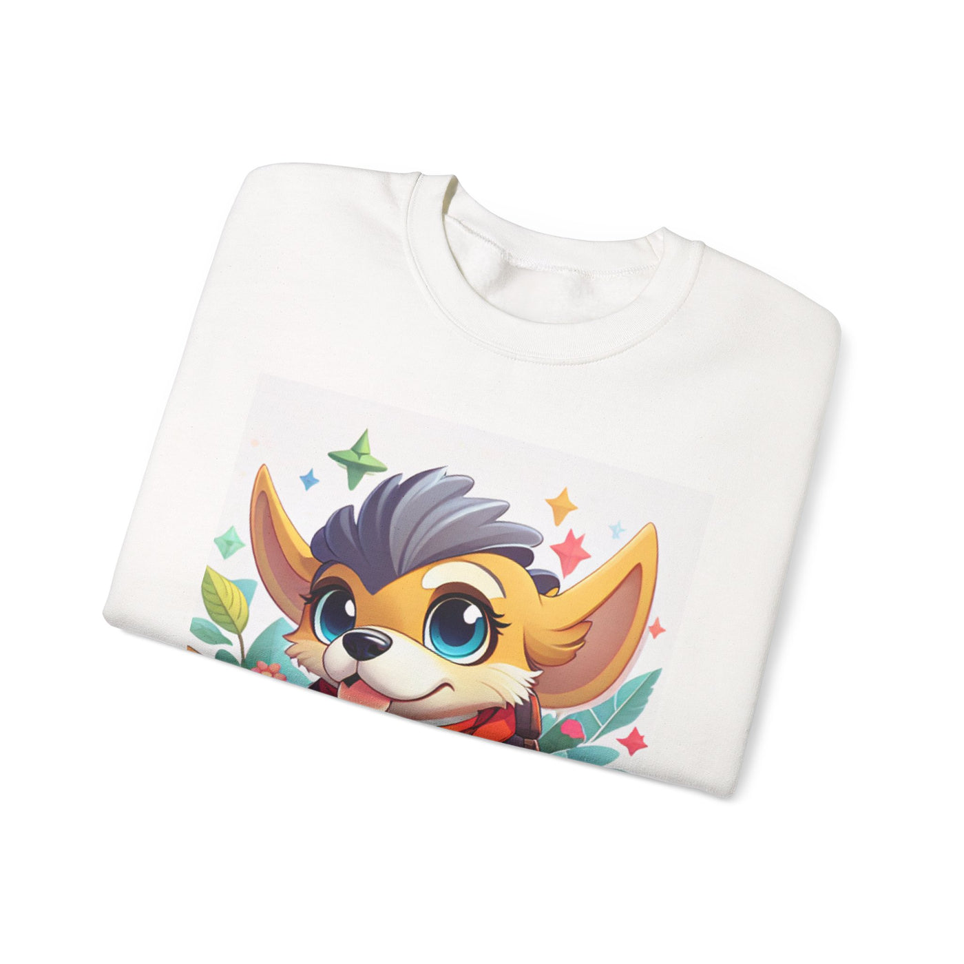 Cute Cartoon Animal Sweatshirt, Cozy Unisex Sweatshirt for Kids and Adults, Fall Fashion, Gift for Animal Lovers, Warm Crewneck