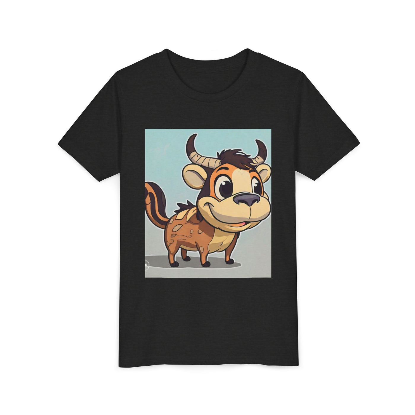 Cute Cartoon Cow Youth Tee, Kid's Shirt for Birthdays, Playdates, Gift for Animal Lovers, Fun Party Wear, Casual Everyday Style