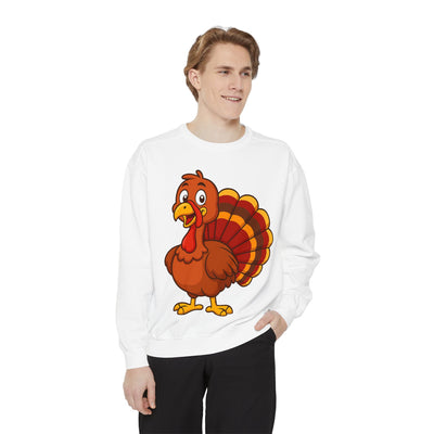 Thanksgiving Turkey Sweatshirt - Cute Cartoon Turkey Pullover