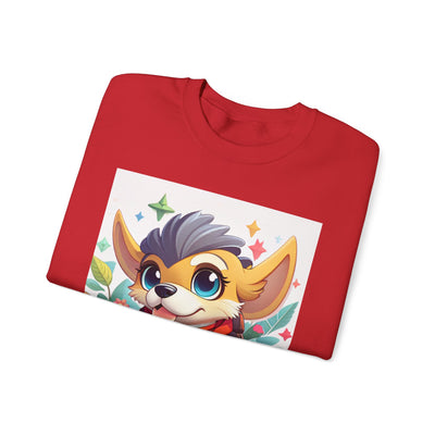 Cute Cartoon Animal Sweatshirt, Cozy Unisex Sweatshirt for Kids and Adults, Fall Fashion, Gift for Animal Lovers, Warm Crewneck