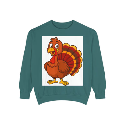Thanksgiving Turkey Sweatshirt - Cute Cartoon Turkey Pullover