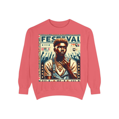 Festival Vibes Unisex Garment-Dyed Sweatshirt, Unisex Sweatshirt, Music Festival Apparel, Vintage Style Sweatshirt, Artsy Clothing, [...]