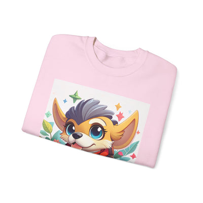 Cute Cartoon Animal Sweatshirt, Cozy Unisex Sweatshirt for Kids and Adults, Fall Fashion, Gift for Animal Lovers, Warm Crewneck