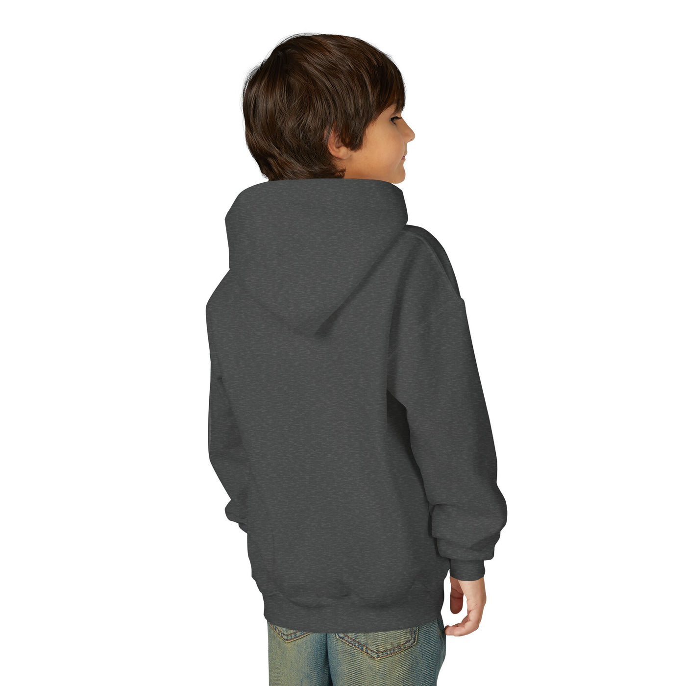Dolphin Dreams Youth Hoodie - Cute Character Design, Perfect for Gifts, Kids Clothing, Ocean Vibes, Seasonal Wear