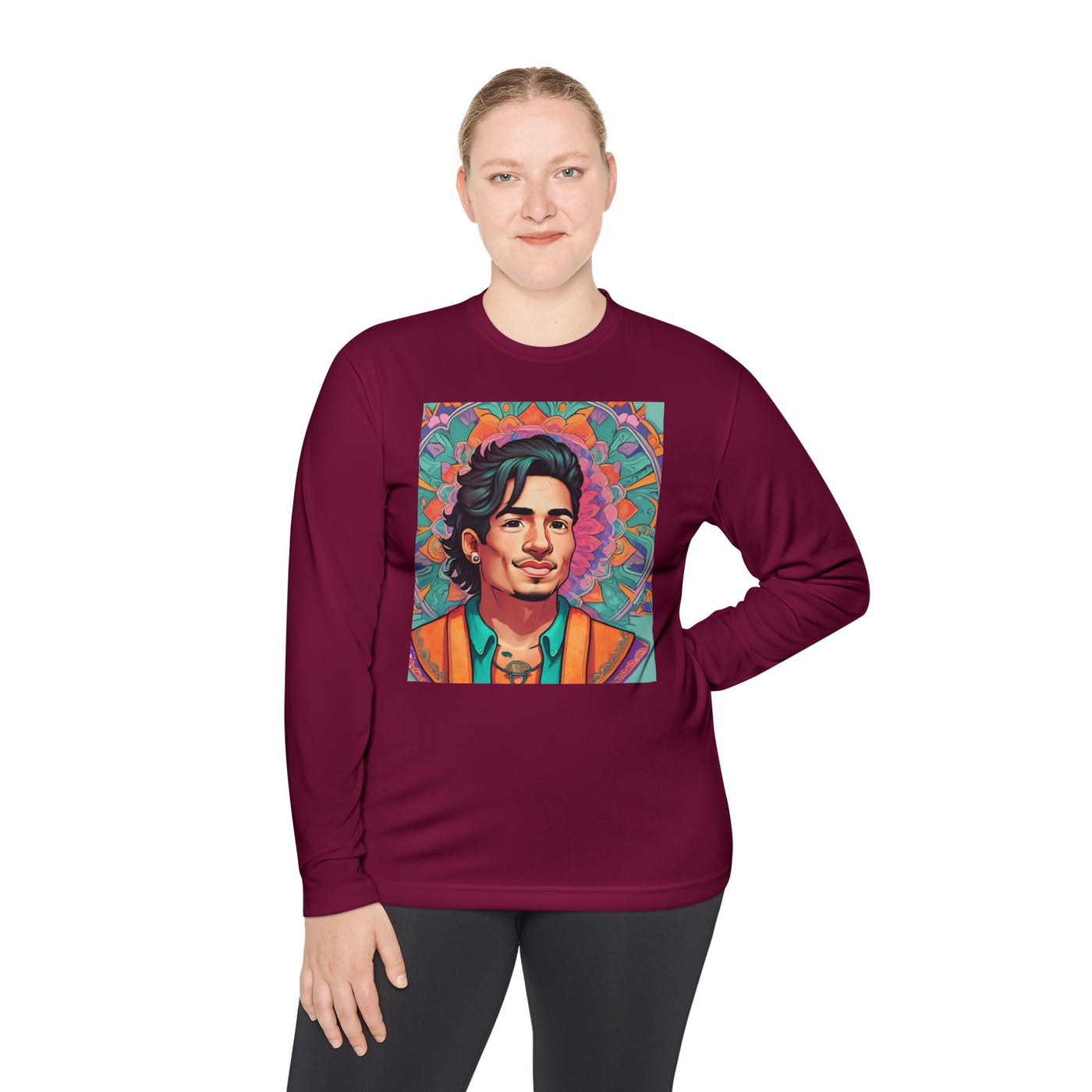 Colorful Artistic Unisex Long Sleeve Tee - Perfect for Casual Wear, Birthday Gift, Art Lovers, Music Festivals, Summer Events