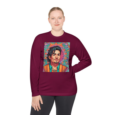 Colorful Artistic Unisex Long Sleeve Tee - Perfect for Casual Wear, Birthday Gift, Art Lovers, Music Festivals, Summer Events
