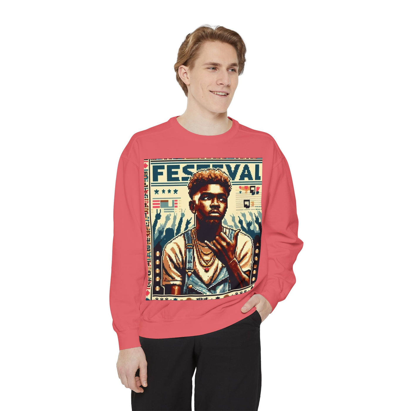 Festival Vibes Unisex Garment-Dyed Sweatshirt, Unisex Sweatshirt, Music Festival Apparel, Vintage Style Sweatshirt, Artsy Clothing, [...]