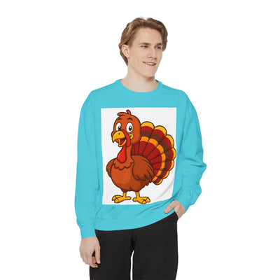 Thanksgiving Turkey Sweatshirt - Cute Cartoon Turkey Pullover