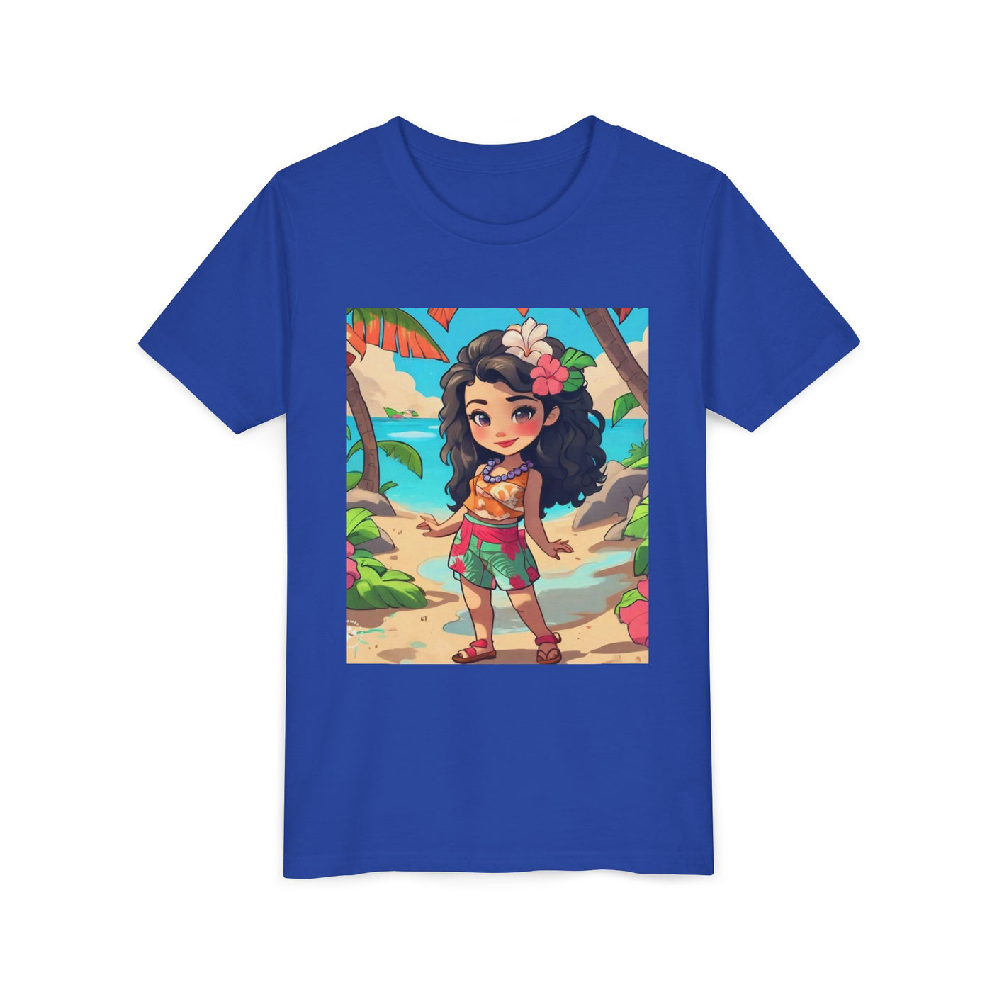 Tropical Paradise Youth Tee, Summer Fun Shirt, Kid's Beachwear, Vacation Outfit, Cute Graphic Tee, Birthday Gift for Kids