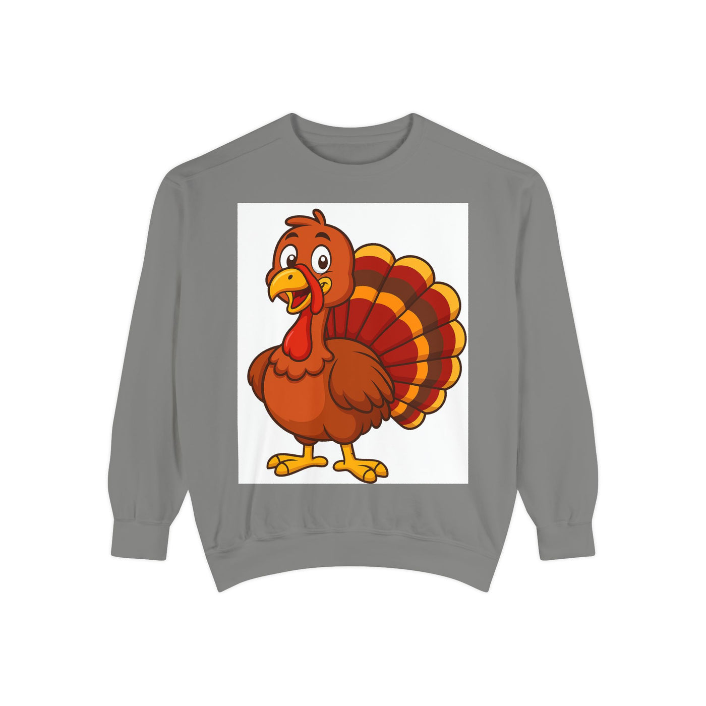 Thanksgiving Turkey Sweatshirt - Cute Cartoon Turkey Pullover