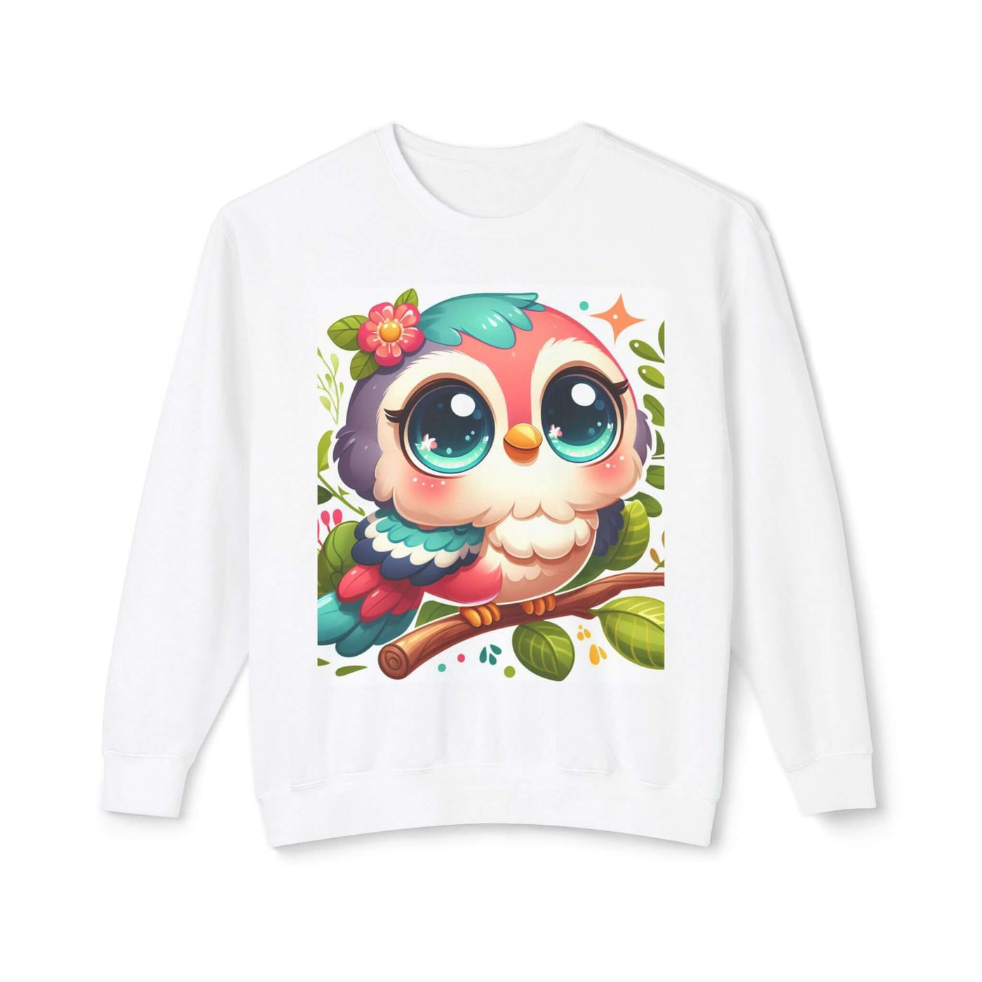 Cute Owl Graphic Sweatshirt, Cozy Crewneck, Gift for Animal Lovers, Casual Wear, Ideal for Fall, Nature Lover Gift