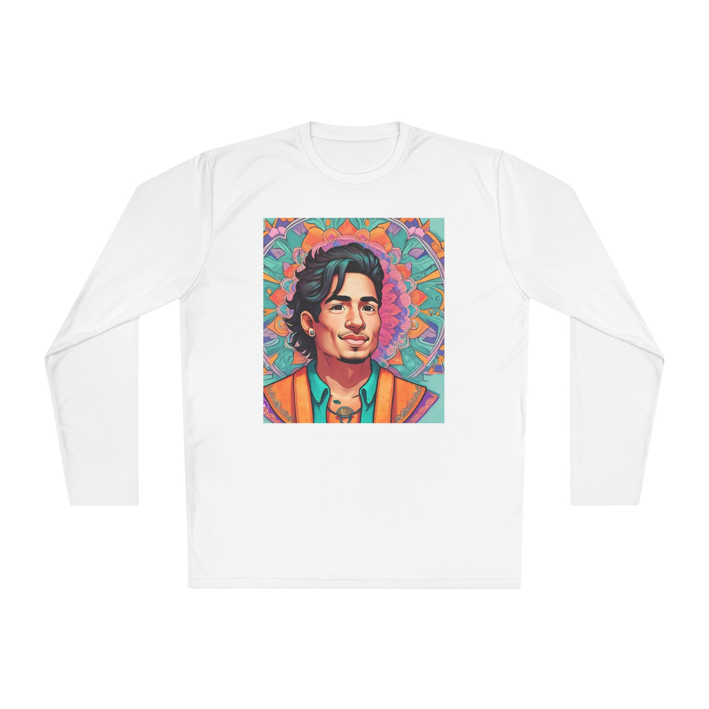 Colorful Artistic Unisex Long Sleeve Tee - Perfect for Casual Wear, Birthday Gift, Art Lovers, Music Festivals, Summer Events