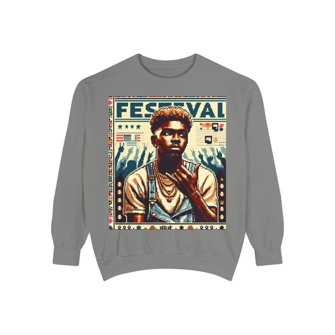 Festival Vibes Unisex Garment-Dyed Sweatshirt, Unisex Sweatshirt, Music Festival Apparel, Vintage Style Sweatshirt, Artsy Clothing, [...]