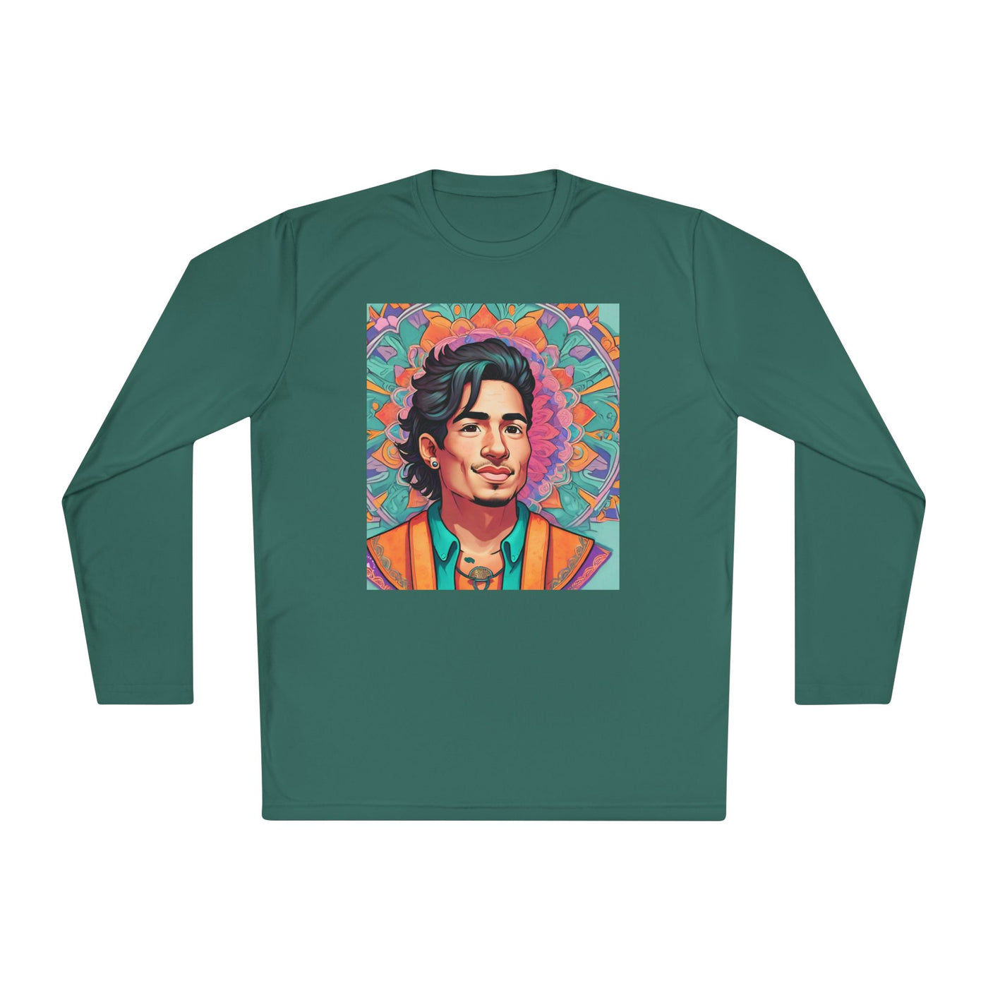Colorful Artistic Unisex Long Sleeve Tee - Perfect for Casual Wear, Birthday Gift, Art Lovers, Music Festivals, Summer Events