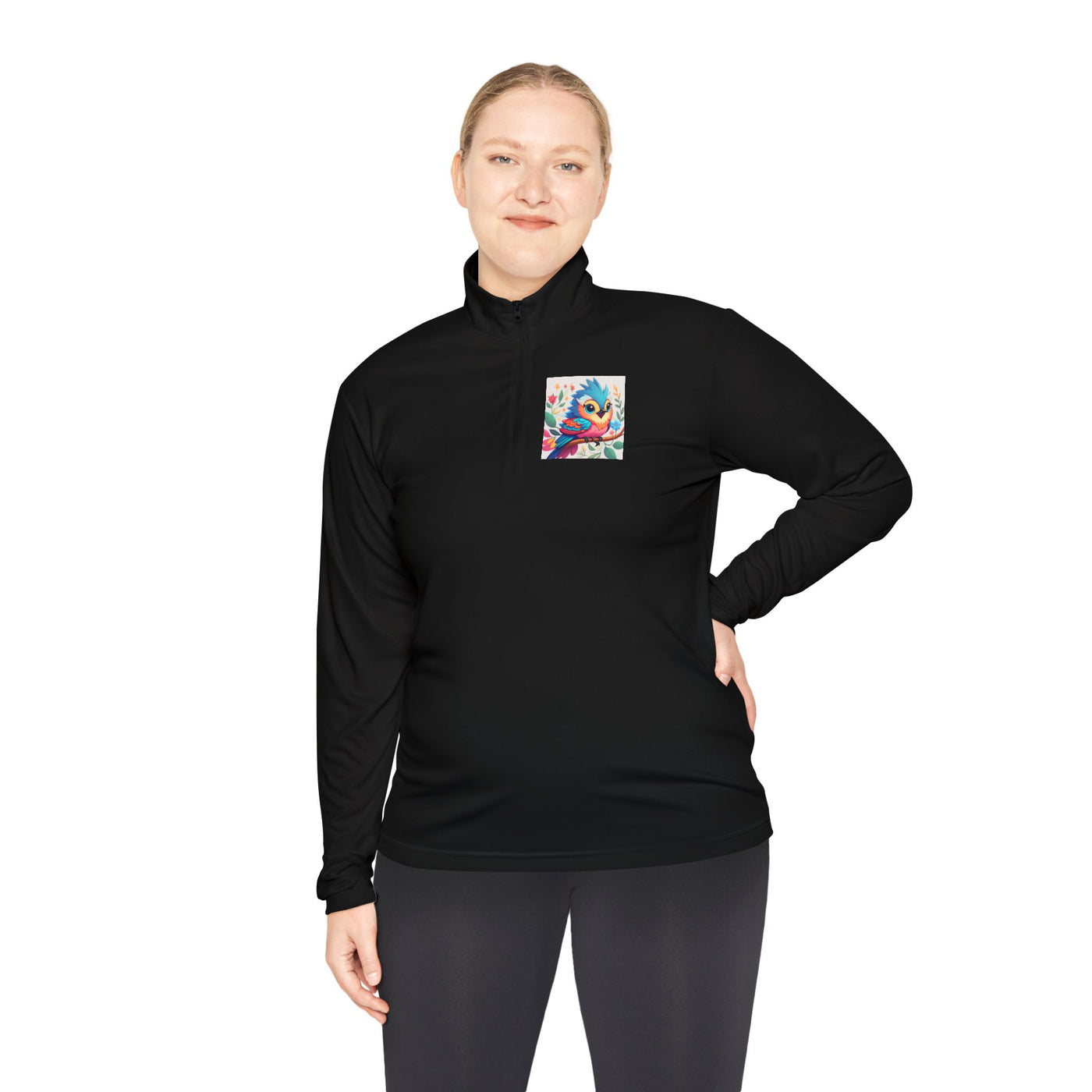 Playful Unisex Quarter-Zip Pullover - Perfect for Every Casual Occasion, Gift for Friends, Cozy Layering, Spring Fashion, Weekend Wear
