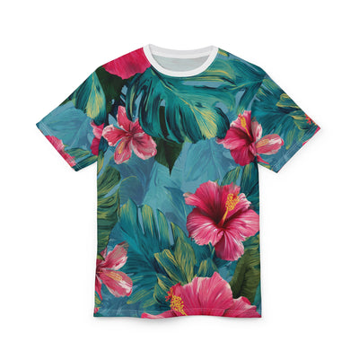 Tropical Hibiscus All-Over Print Tee