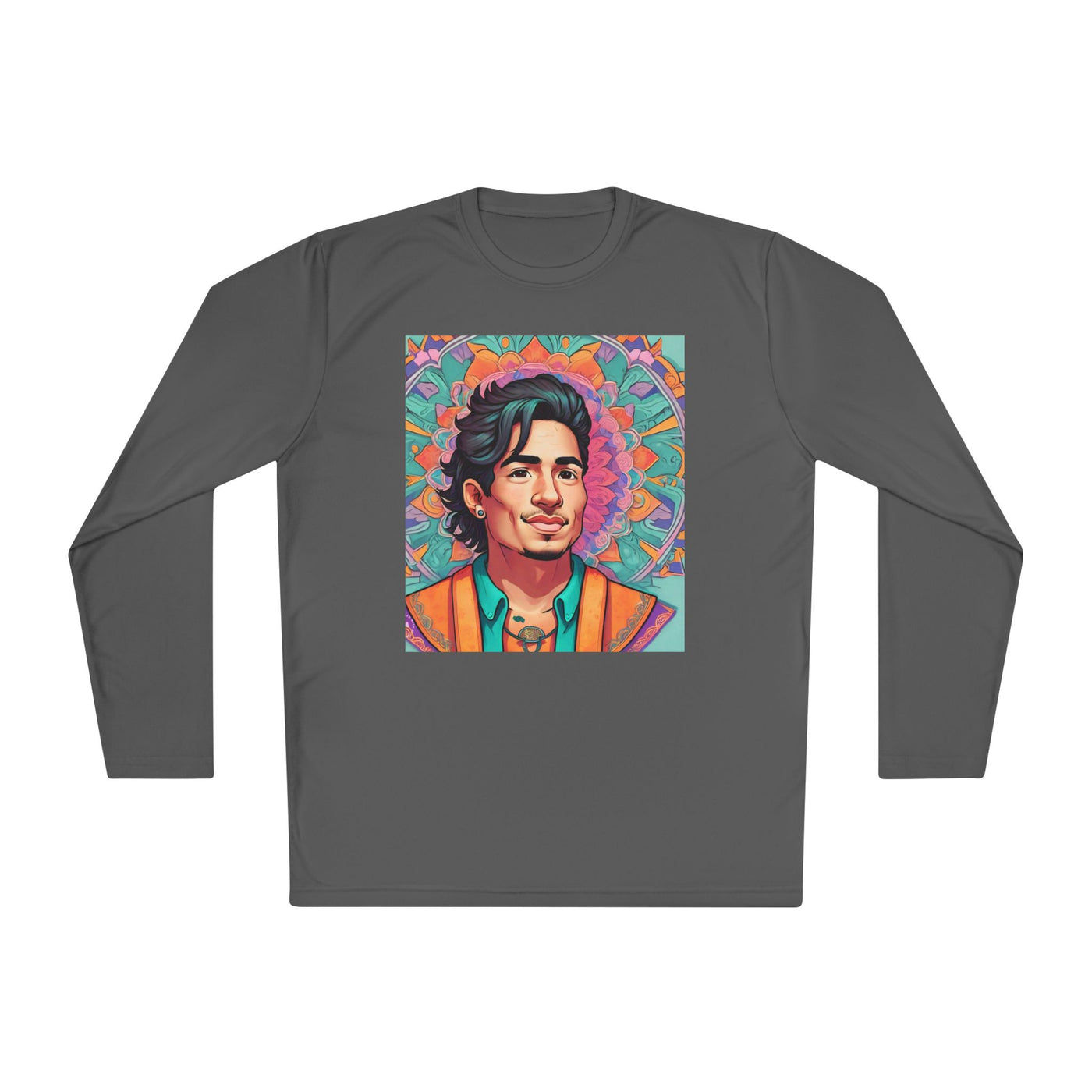 Colorful Artistic Unisex Long Sleeve Tee - Perfect for Casual Wear, Birthday Gift, Art Lovers, Music Festivals, Summer Events