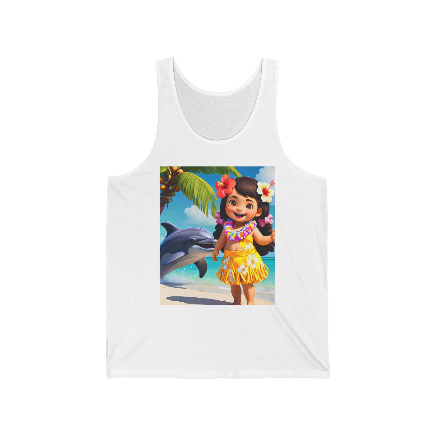 Tropical Kid's Jersey Tank, Summer Beachwear, Luau Party Attire, Fun Vacation Outfit, Kid's Hawaiian Shirt, Cute Graphic Tee