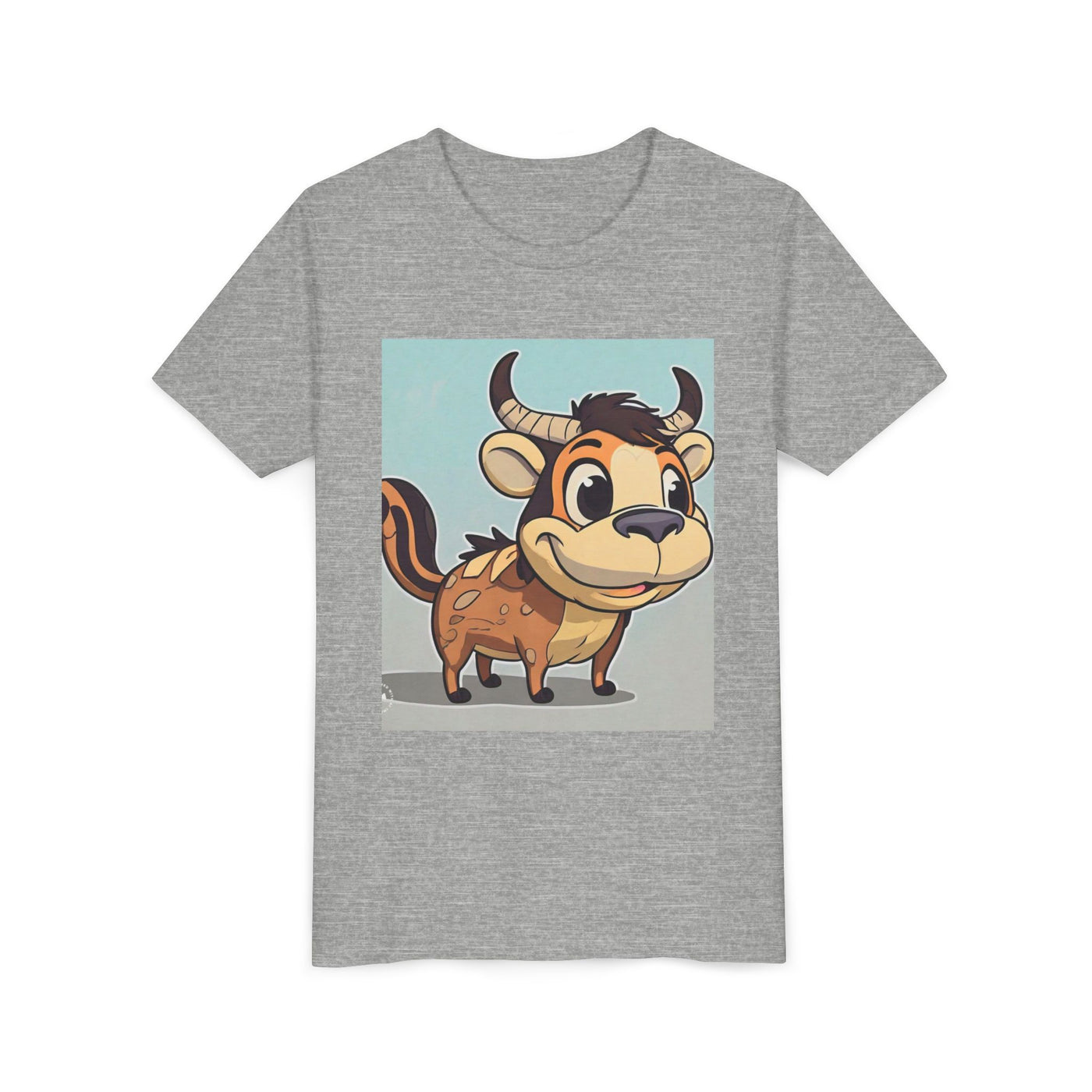 Cute Cartoon Cow Youth Tee, Kid's Shirt for Birthdays, Playdates, Gift for Animal Lovers, Fun Party Wear, Casual Everyday Style