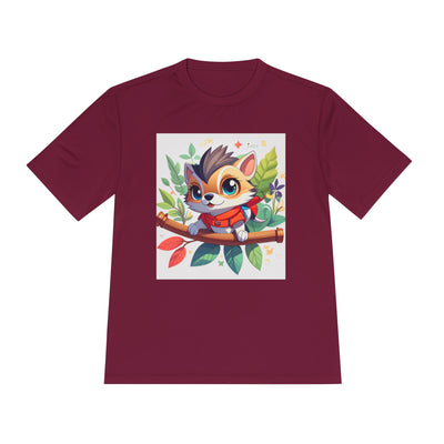 Cute Animal Graphic Tee, Unisex Moisture Wicking Tee, Lightweight T-Shirt, Perfect Gift for Animal Lovers, Outdoor Activities, Everyday Wear