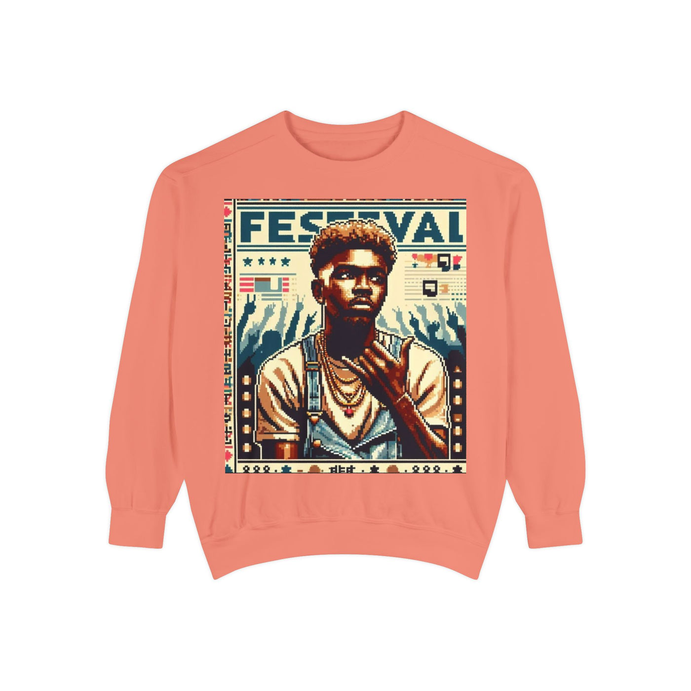 Festival Vibes Unisex Garment-Dyed Sweatshirt, Unisex Sweatshirt, Music Festival Apparel, Vintage Style Sweatshirt, Artsy Clothing, [...]