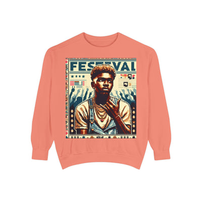Festival Vibes Unisex Garment-Dyed Sweatshirt, Unisex Sweatshirt, Music Festival Apparel, Vintage Style Sweatshirt, Artsy Clothing, [...]