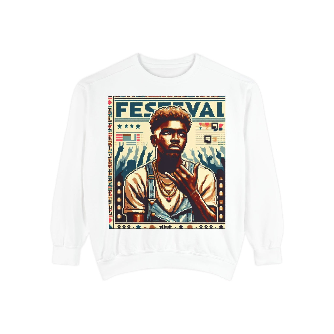 Festival Vibes Unisex Garment-Dyed Sweatshirt, Unisex Sweatshirt, Music Festival Apparel, Vintage Style Sweatshirt, Artsy Clothing, [...]