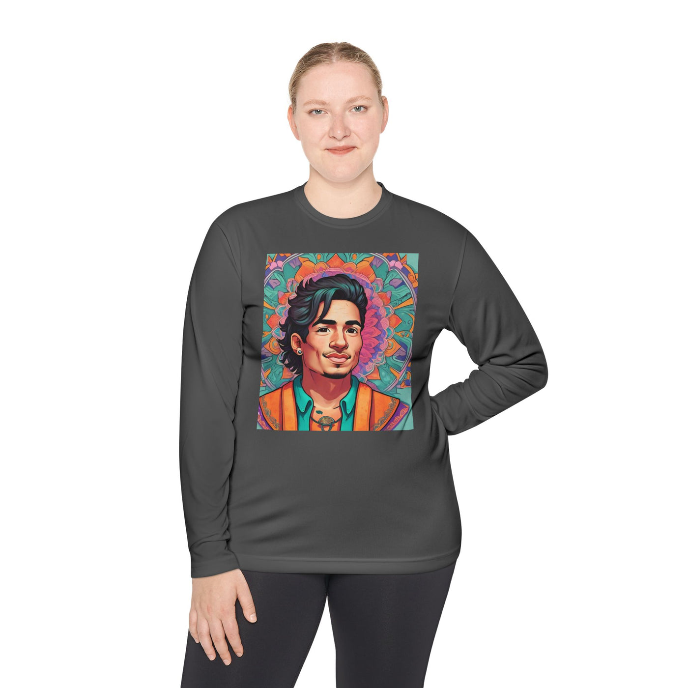 Colorful Artistic Unisex Long Sleeve Tee - Perfect for Casual Wear, Birthday Gift, Art Lovers, Music Festivals, Summer Events