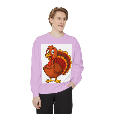 Thanksgiving Turkey Sweatshirt - Cute Cartoon Turkey Pullover