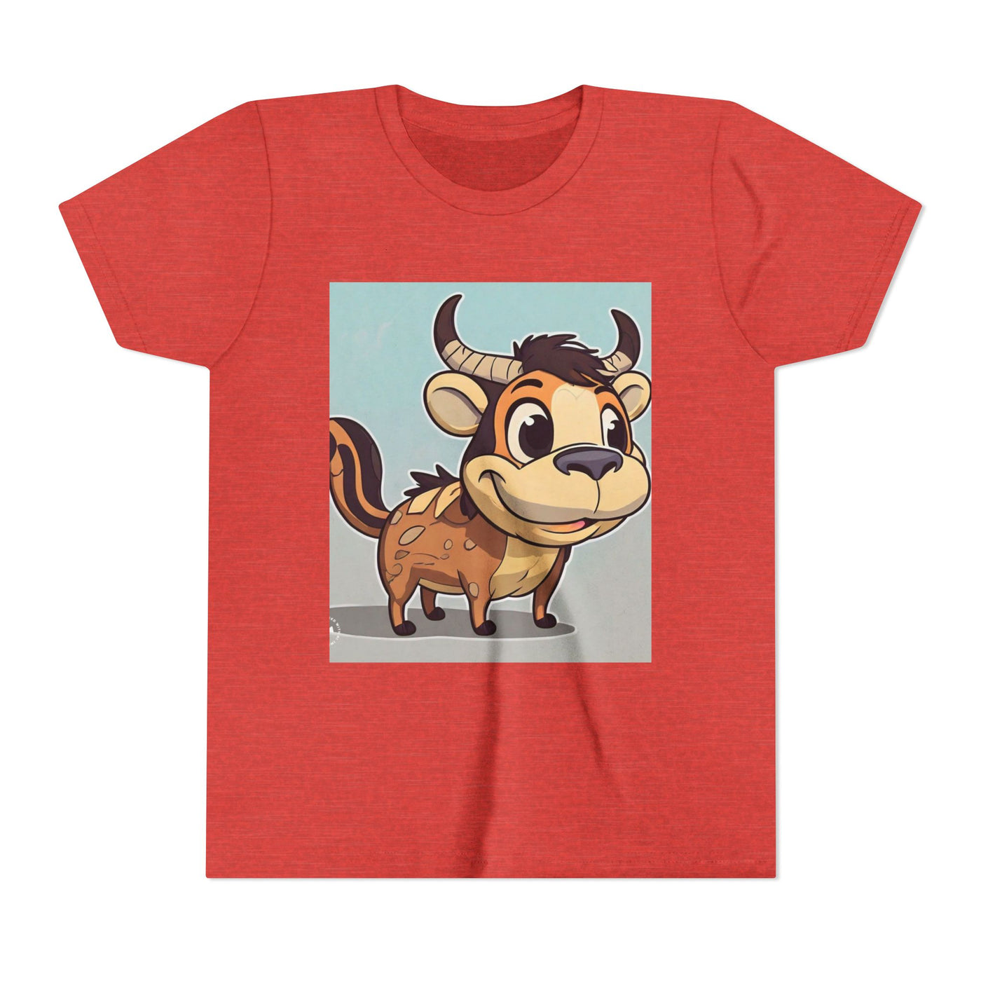 Cute Cartoon Cow Youth Tee, Kid's Shirt for Birthdays, Playdates, Gift for Animal Lovers, Fun Party Wear, Casual Everyday Style