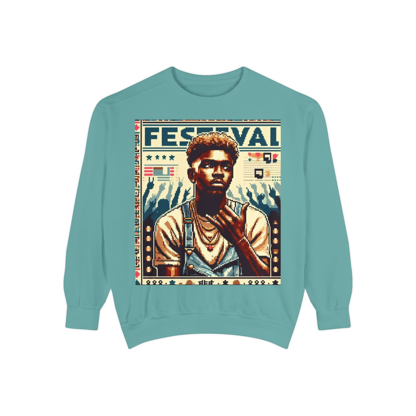 Festival Vibes Unisex Garment-Dyed Sweatshirt, Unisex Sweatshirt, Music Festival Apparel, Vintage Style Sweatshirt, Artsy Clothing, [...]