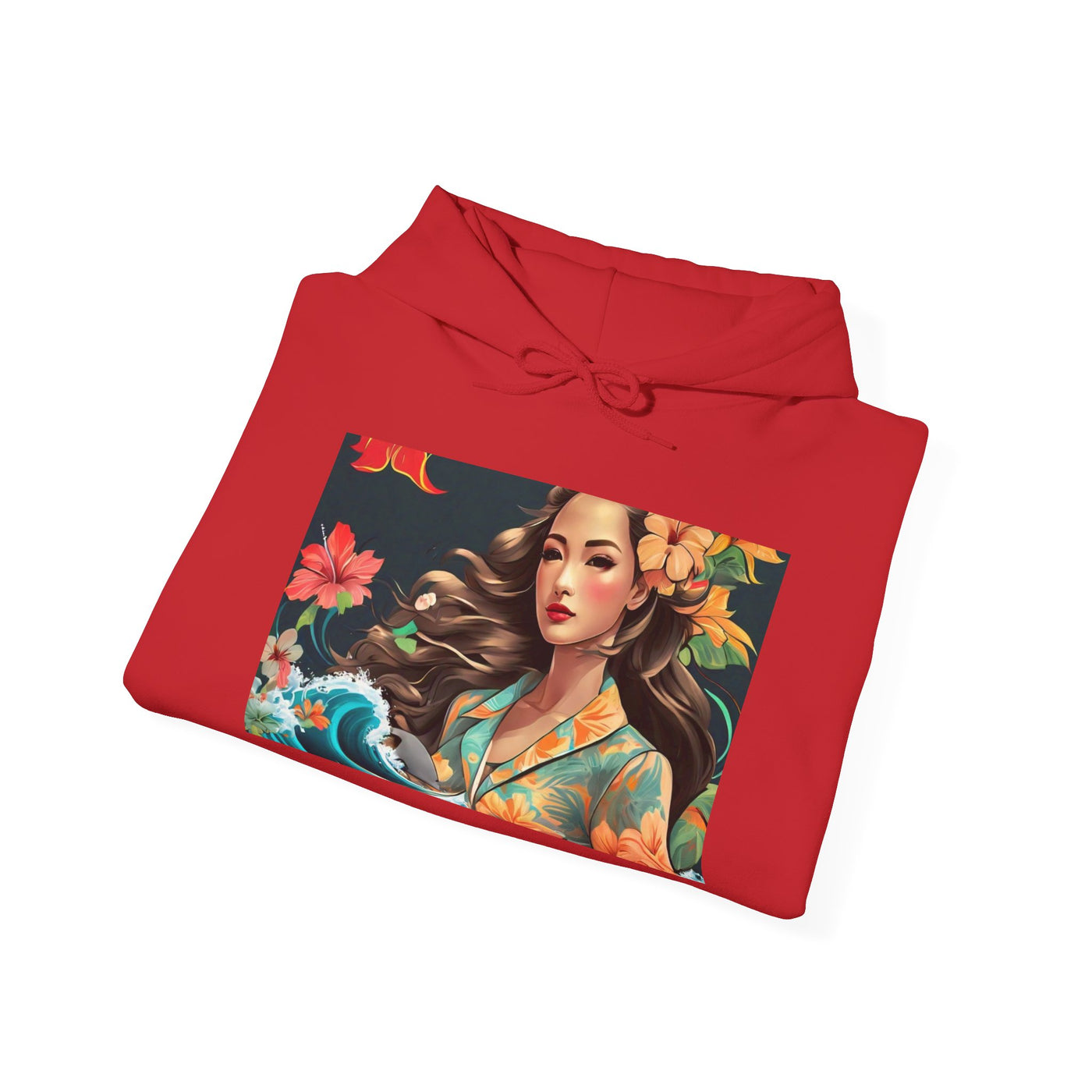 Tropical Floral Hoodie, Cozy Sweatshirt, Beach Vibe Apparel, Boho Style Outerwear, Perfect Gift for Nature Lovers