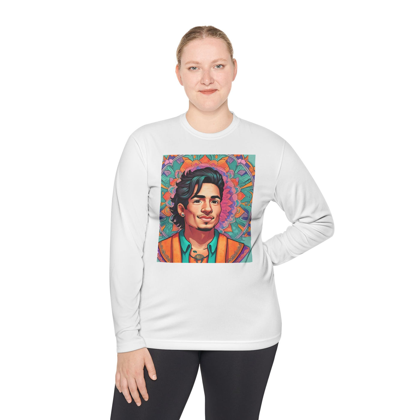 Colorful Artistic Unisex Long Sleeve Tee - Perfect for Casual Wear, Birthday Gift, Art Lovers, Music Festivals, Summer Events