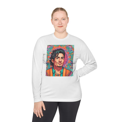 Colorful Artistic Unisex Long Sleeve Tee - Perfect for Casual Wear, Birthday Gift, Art Lovers, Music Festivals, Summer Events
