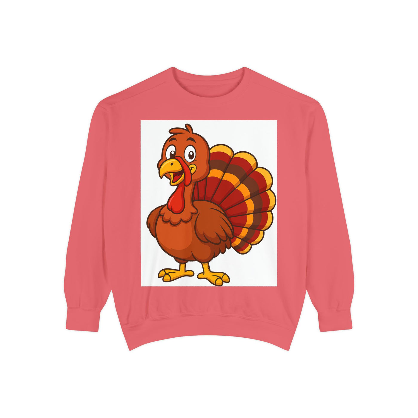 Thanksgiving Turkey Sweatshirt - Cute Cartoon Turkey Pullover