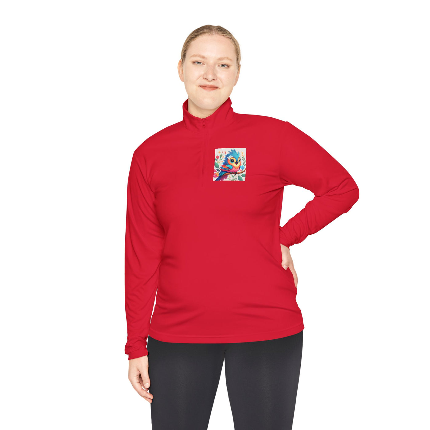 Playful Unisex Quarter-Zip Pullover - Perfect for Every Casual Occasion, Gift for Friends, Cozy Layering, Spring Fashion, Weekend Wear