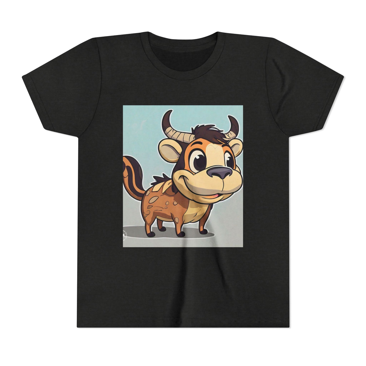 Cute Cartoon Cow Youth Tee, Kid's Shirt for Birthdays, Playdates, Gift for Animal Lovers, Fun Party Wear, Casual Everyday Style