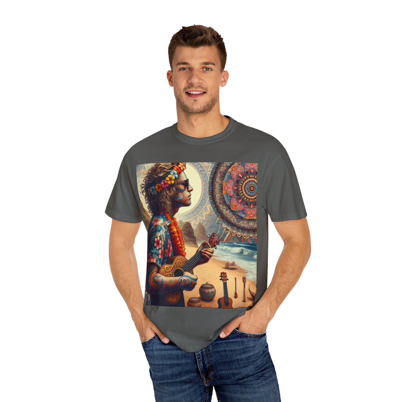 Bohemian Beach Vibe T-Shirt, Unisex Casual Tee for Summer, Festival Wear, Gift for Him/Her, Vacation Essential